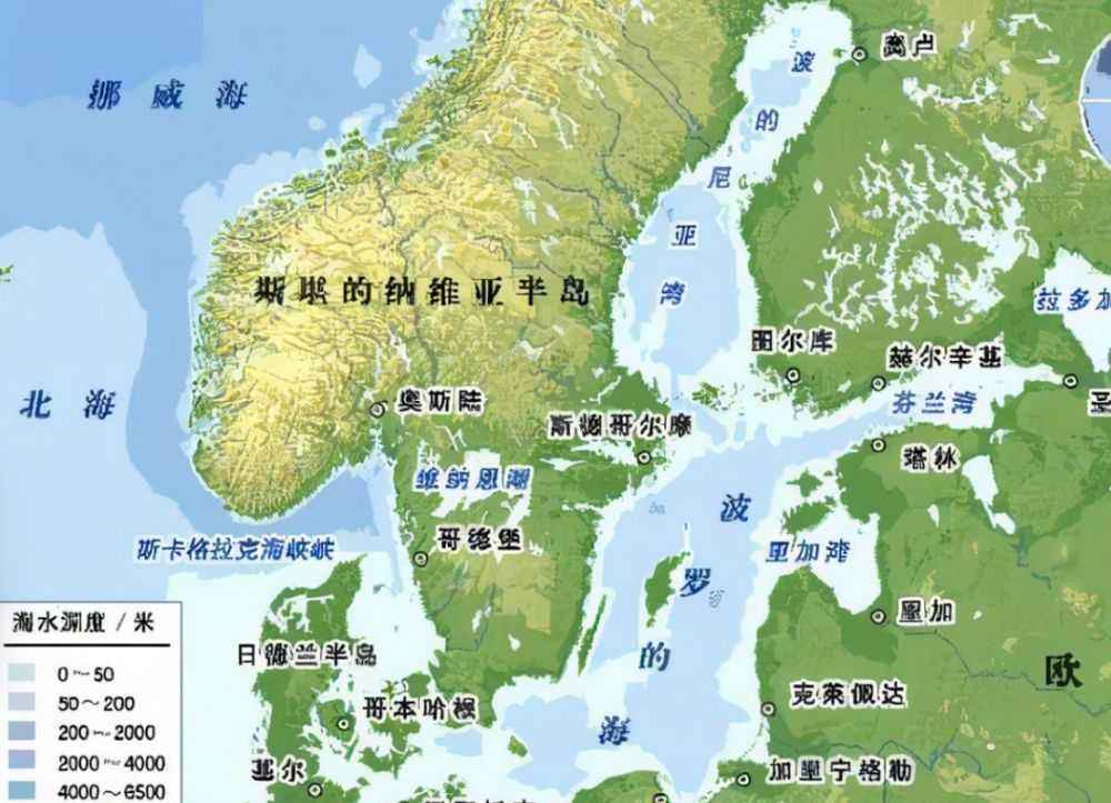 波罗的海地图